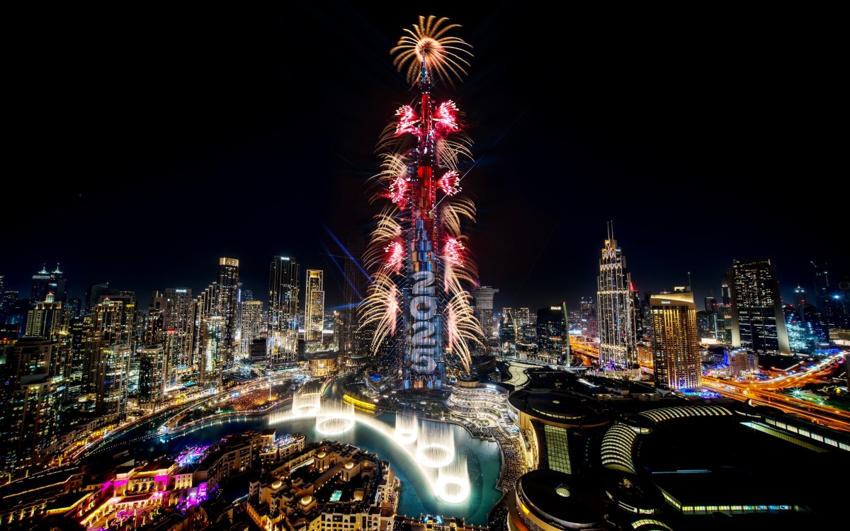 New Years Eve Celebrations at Burj Khalifa in Dubai (Image: Emaar)