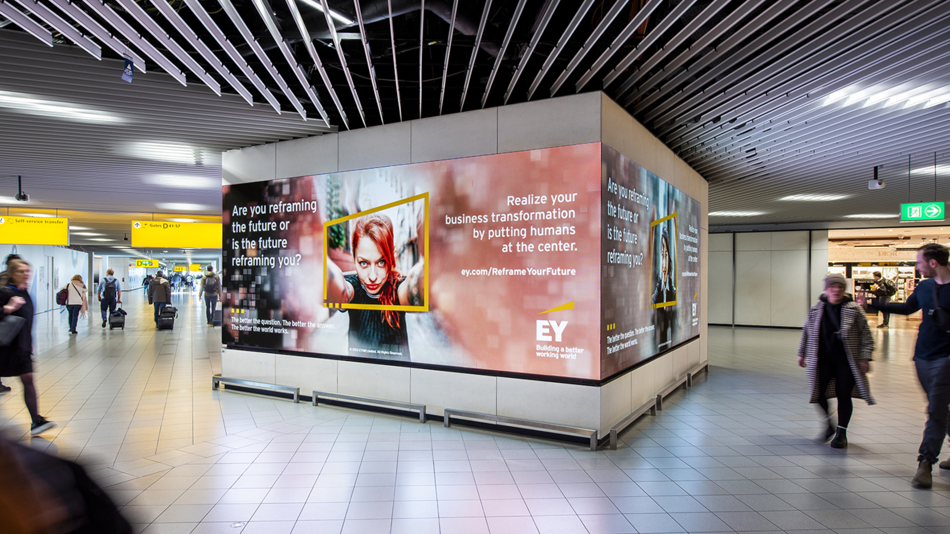 Schipol Media launches pDooH at AMS (Image: Schipol)