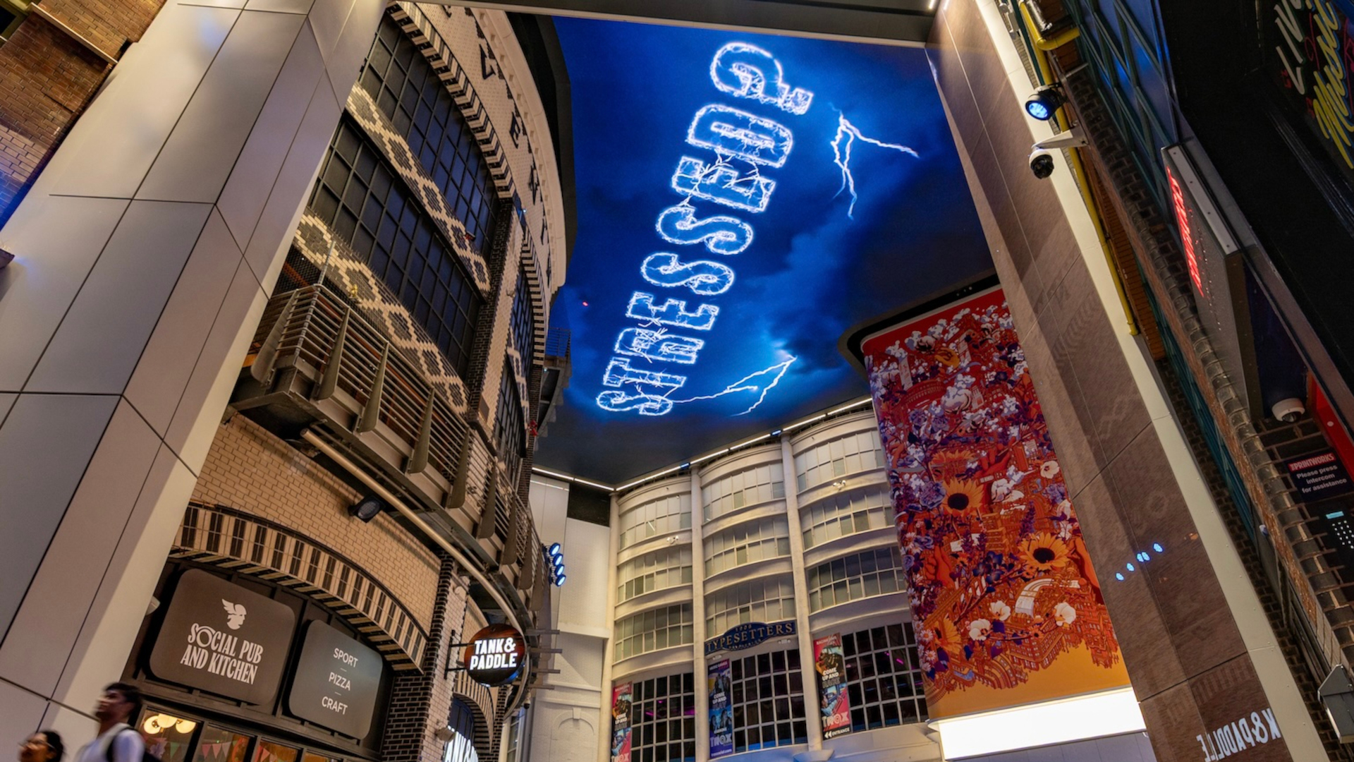 The Feeling Ceiling at Printworks Manchester (Image: Ocean)