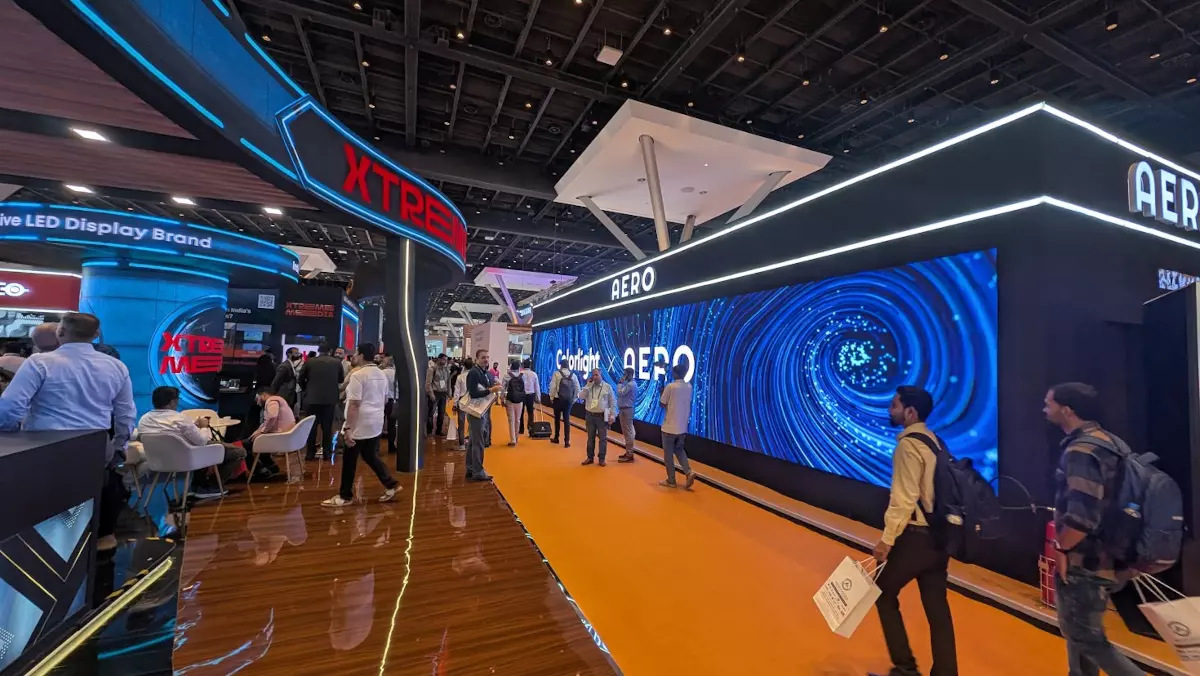 India's LED leaders at Infocomm India 2025 (Image: invidis)