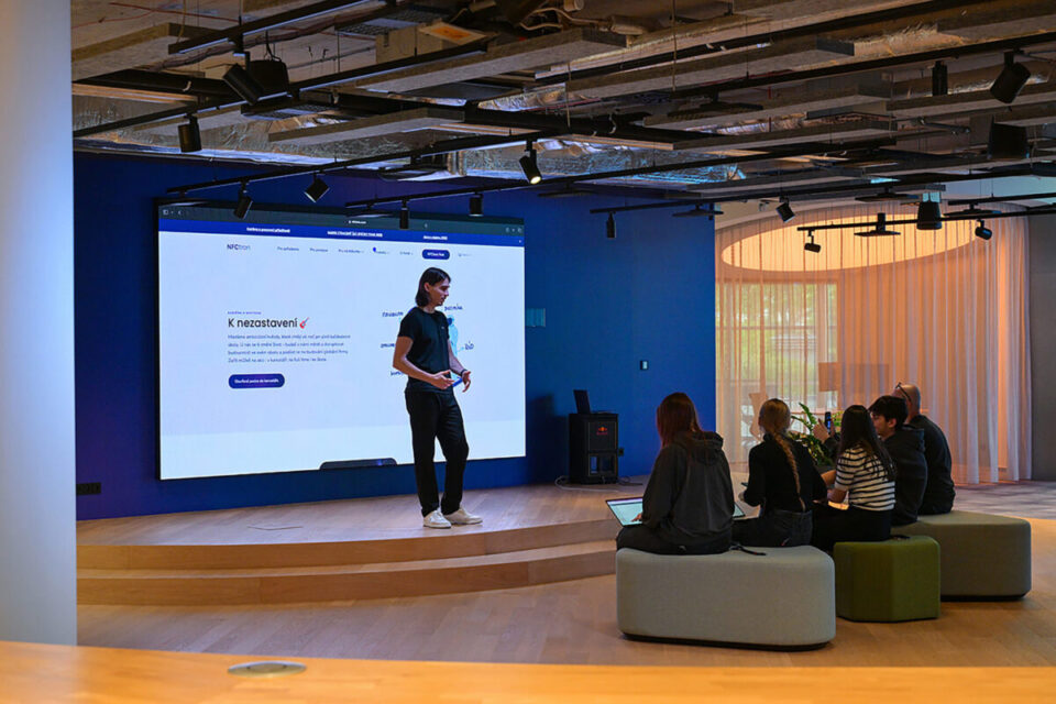 NFCtron’s New LED Video Wall Is Designed to Handle a Mix of Inputs, From Corporate Presentations to Visitor Greetings