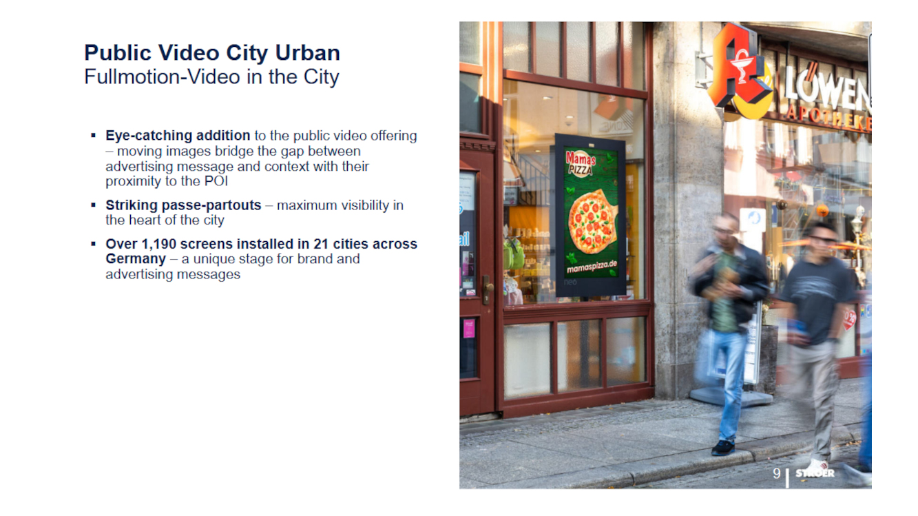 DooH: Ströer’s Shop Window Network Steps Into the Spotlight - Stroeer Urban Panels (Image: Stroeer) Stroeer Urban Panels (Image: Stroeer)