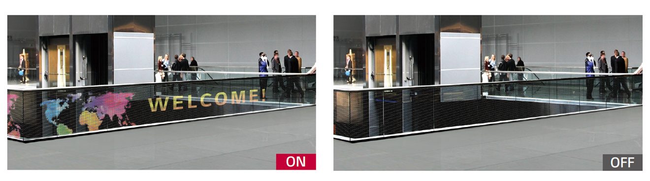 LG Now Actively Marketing Its Transparent LED Film For Glass Surfaces