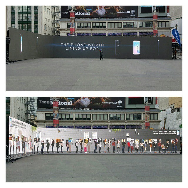 Projects: Samsung Drives 80-Foot Interactive Line-Up In Toronto