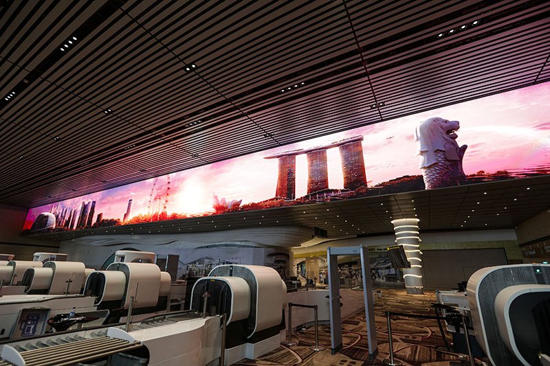 Changi Airport Previews Incredible 70-Metre Immersive LED Wall - Source: Changi Airport Group