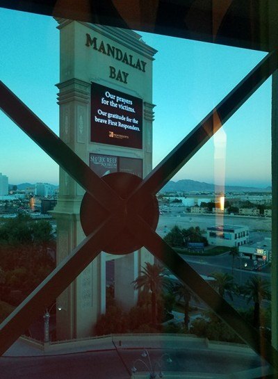 Some LV Strip Marquees Switch Off Promos In Wake Of Sunday’s Massacre