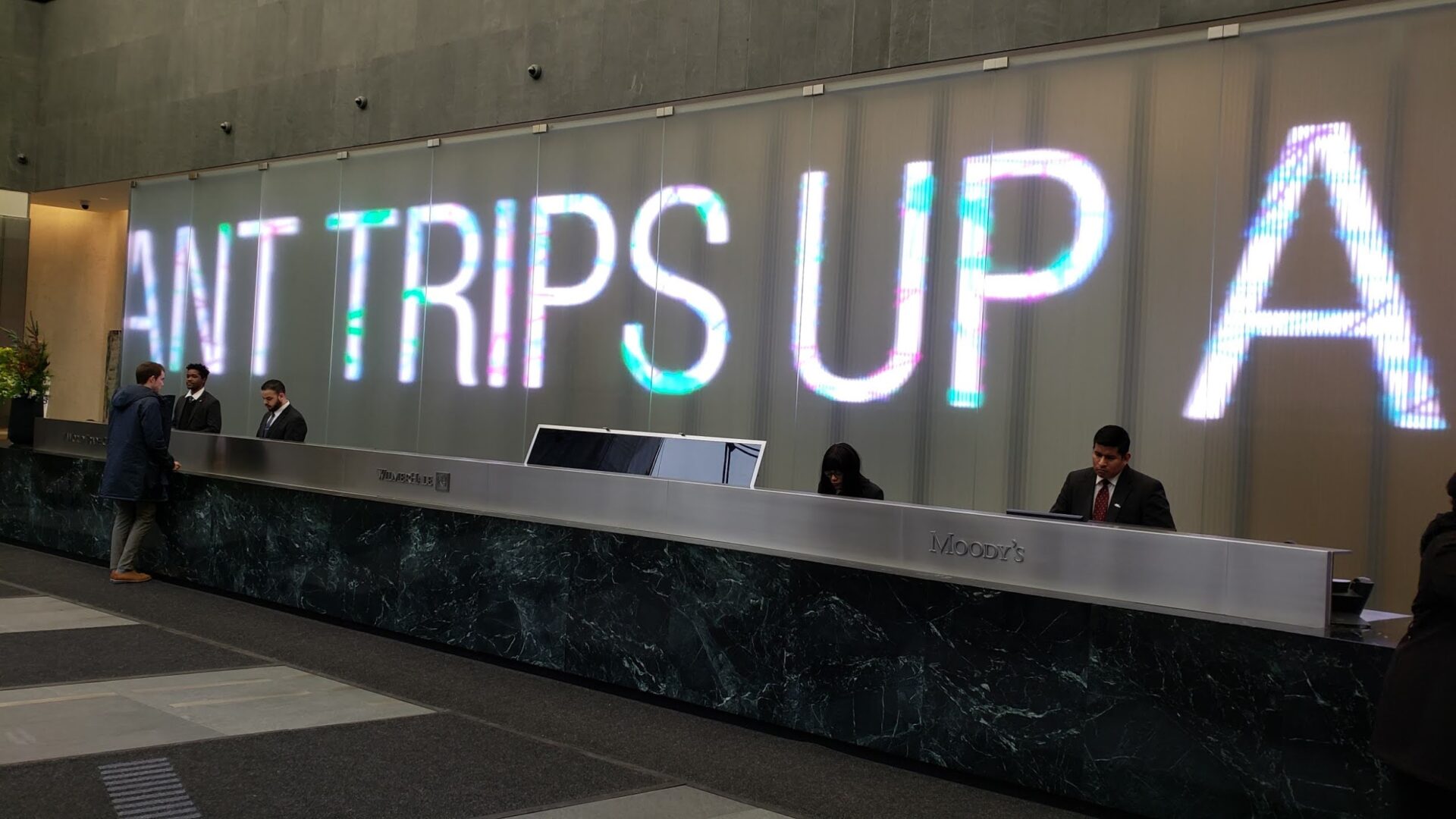 NYC Office Tower Uses Poems, Prose For Unique LED Ticker In Lobby