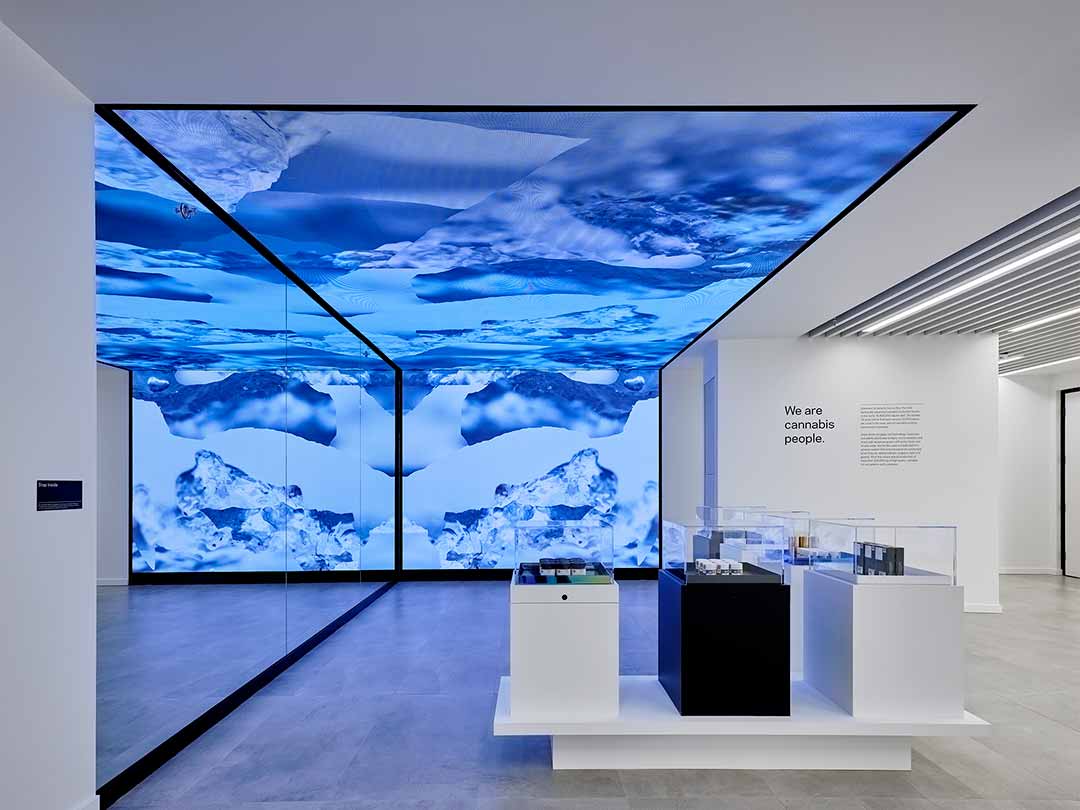 Experiential Flagship Store For Cannabis Producer Makes Heavy Use of LED As Design Elements