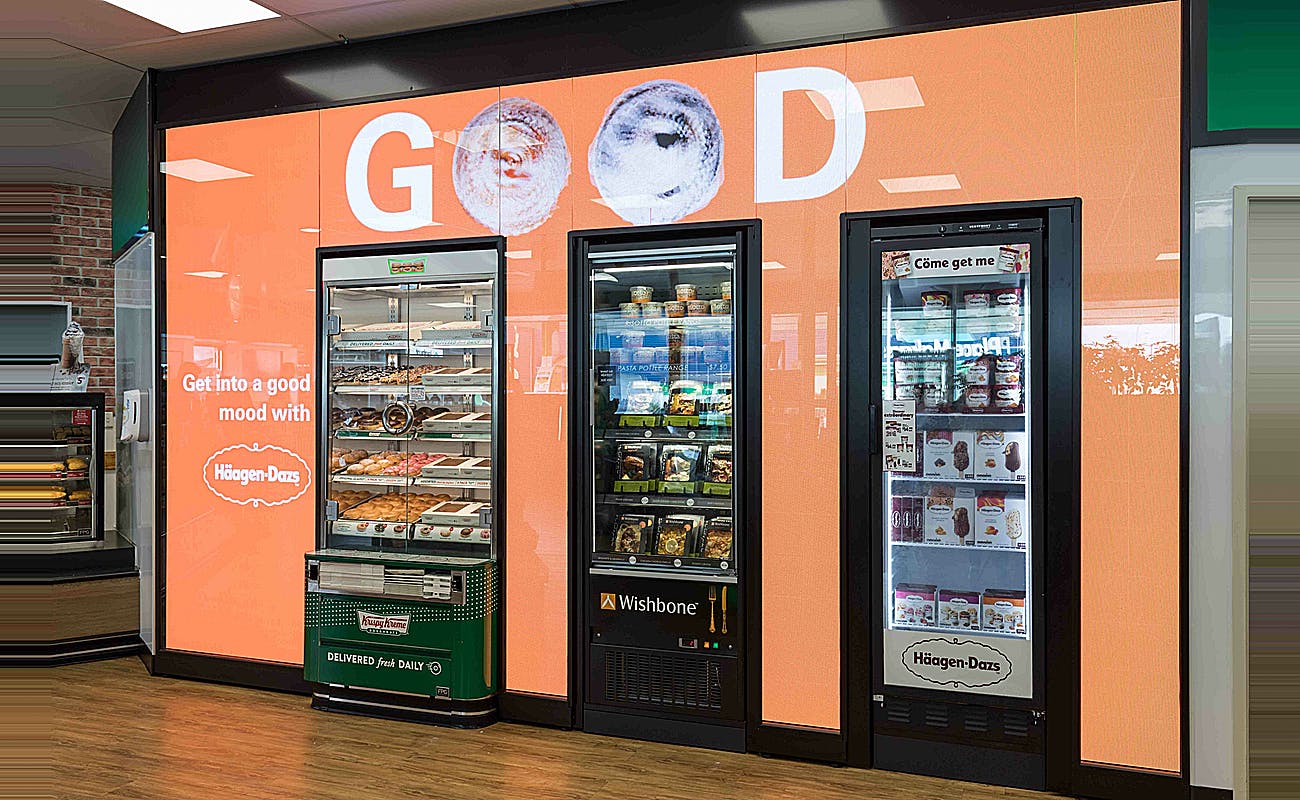 BP Using LED Video Walls Inside Kiwi C-Stores, Surrounding Cooler Doors