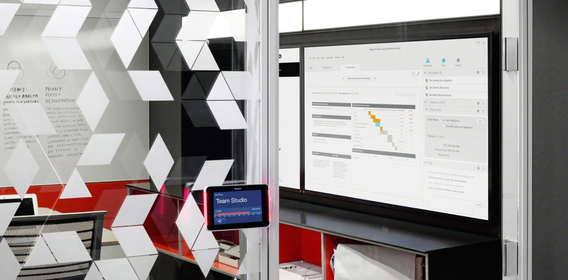 Steelcase Labs New Privacy Film Makes Digital Signs Look Like Black Rectangles