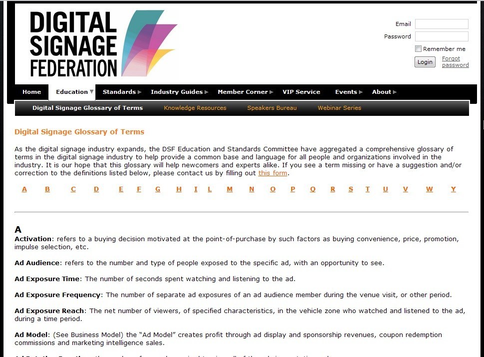 DSF’s New Industry Glossary Strangely Familiar