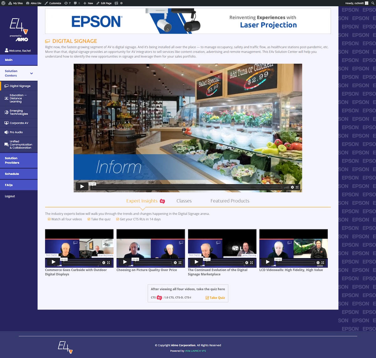 Almo Puts Last Week’s E4v Classes And Sessions Online, For On Demand Viewing