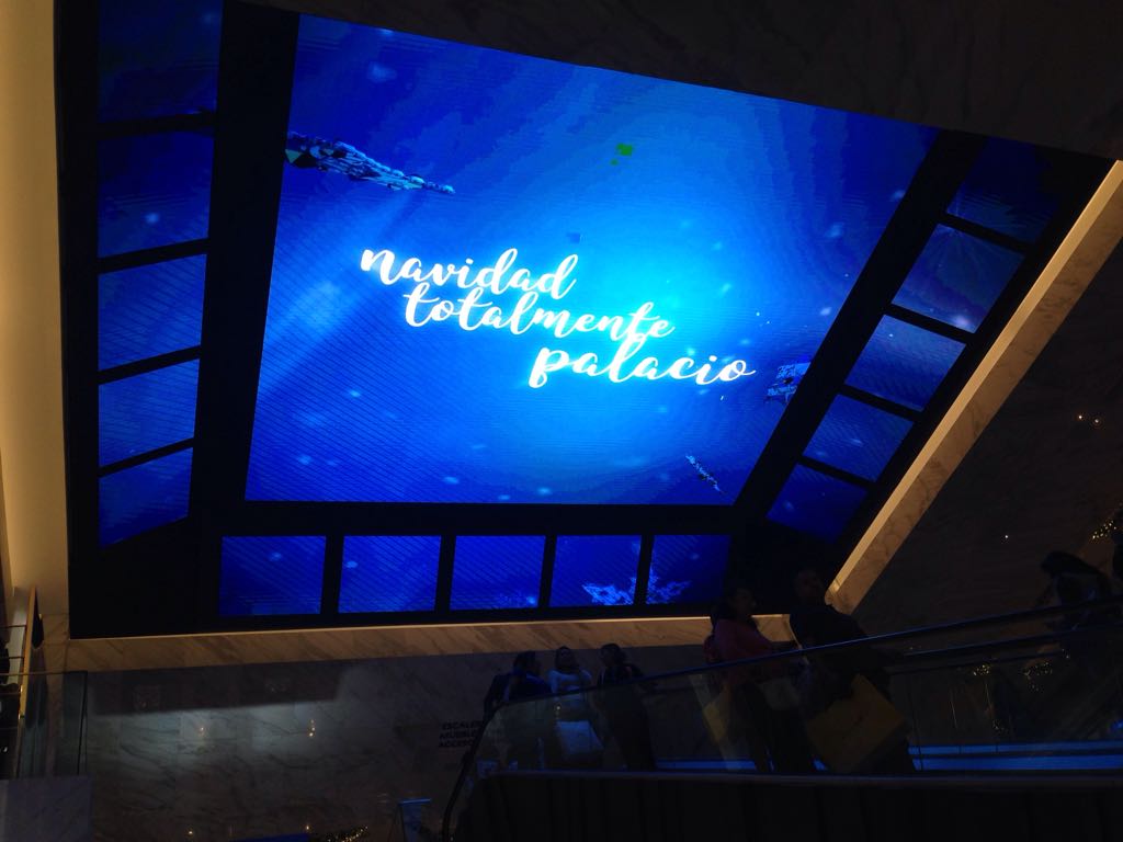 LEDs Create Faux Stained Glass Ceiling In Luxe Mexican Department Store