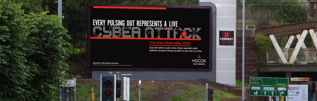 UK Digital Billboard Campaign Visualizes Cyber-Crime In Real-Time