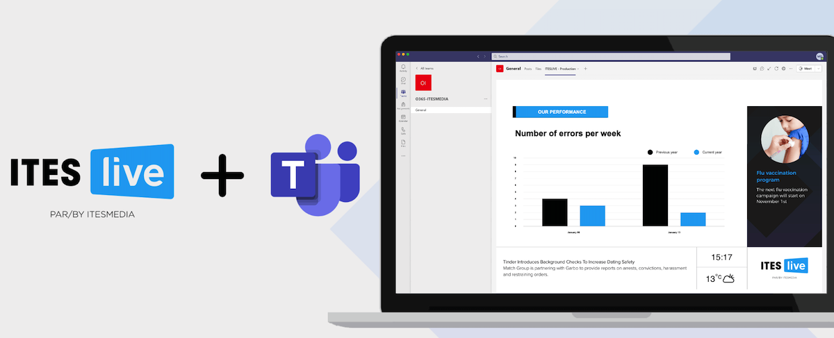 ITESMEDIA Puts Digital Signage Messaging Inside Microsoft Teams
