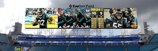 NFL’s Jaguars To Get World’s Biggest HD LED Displays