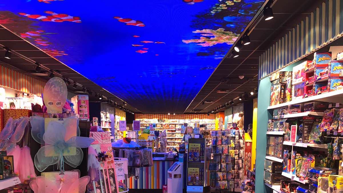 Norwegian Toy Store Drives Experience With 24M LED Ceiling