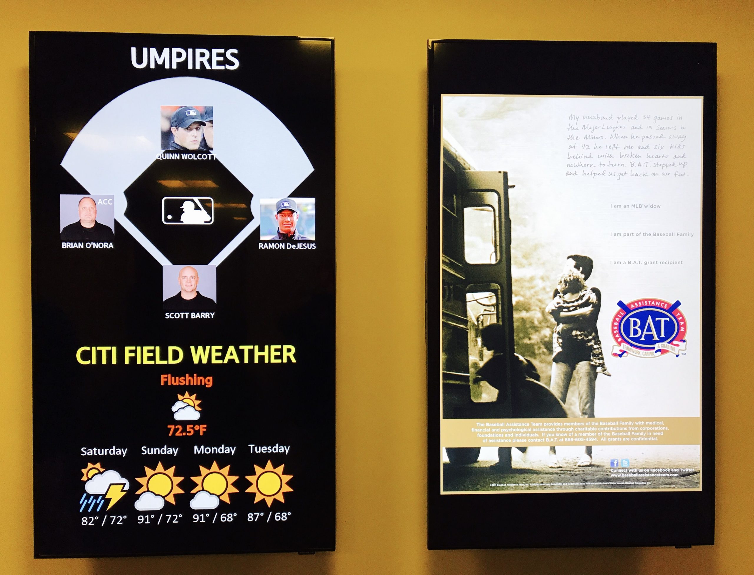 MLB’s Mets Keep Players Informed With Clubhouse Digital Signage