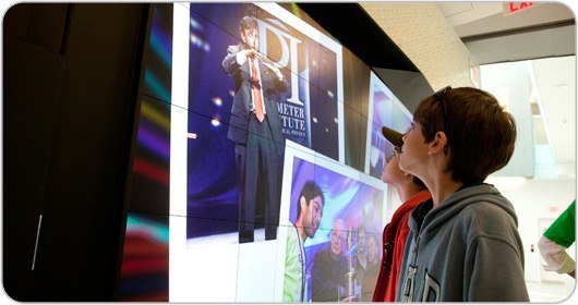 Advanced Physics Institute Lights Up Crazy Hexagonal MicroTiles Wall