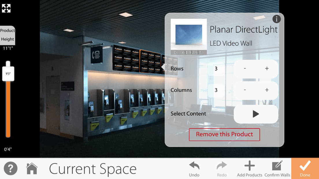 Planar Debuts Slick Tablet App To Visualize Video Walls During On-Site Planning