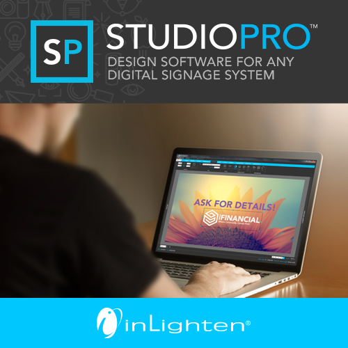 inLighten Release CMS-Neutral StudioPro Content Creation Tool For Digital Signage