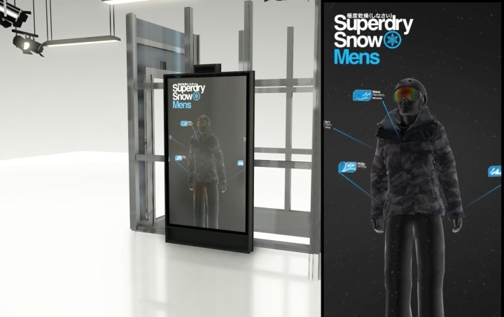 Superdry’s Berlin Flagship Tries On Gesture-based Virtual Dressing Room