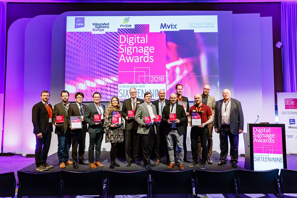 Photos From 2018 Digital Signage Awards