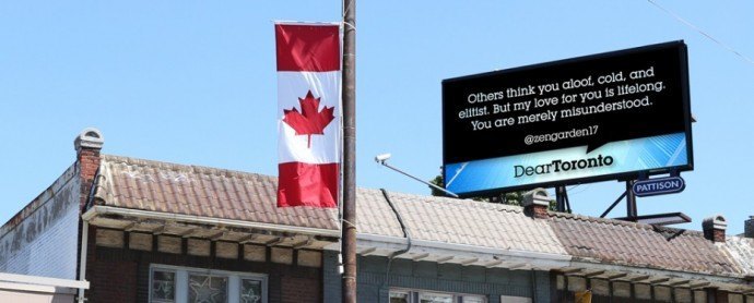 Pattison Running Urban Love Letters On Digital Boards & Screens