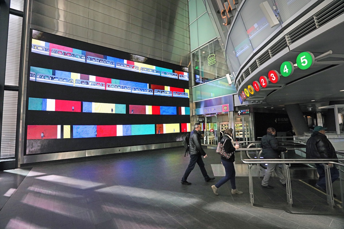 Fulton Center’s Award-Winning Display Network Launches Latest NYC-Themed Digital Art Piece