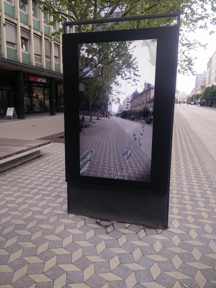 Pix: More Shots Of That Cool AR Digital Poster In Slovenia