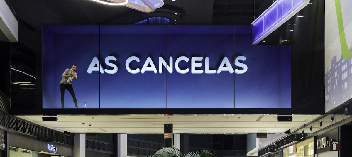 NW Spain Mall Filled With Experiential Visuals, Inc. Indoor Projection Mapping