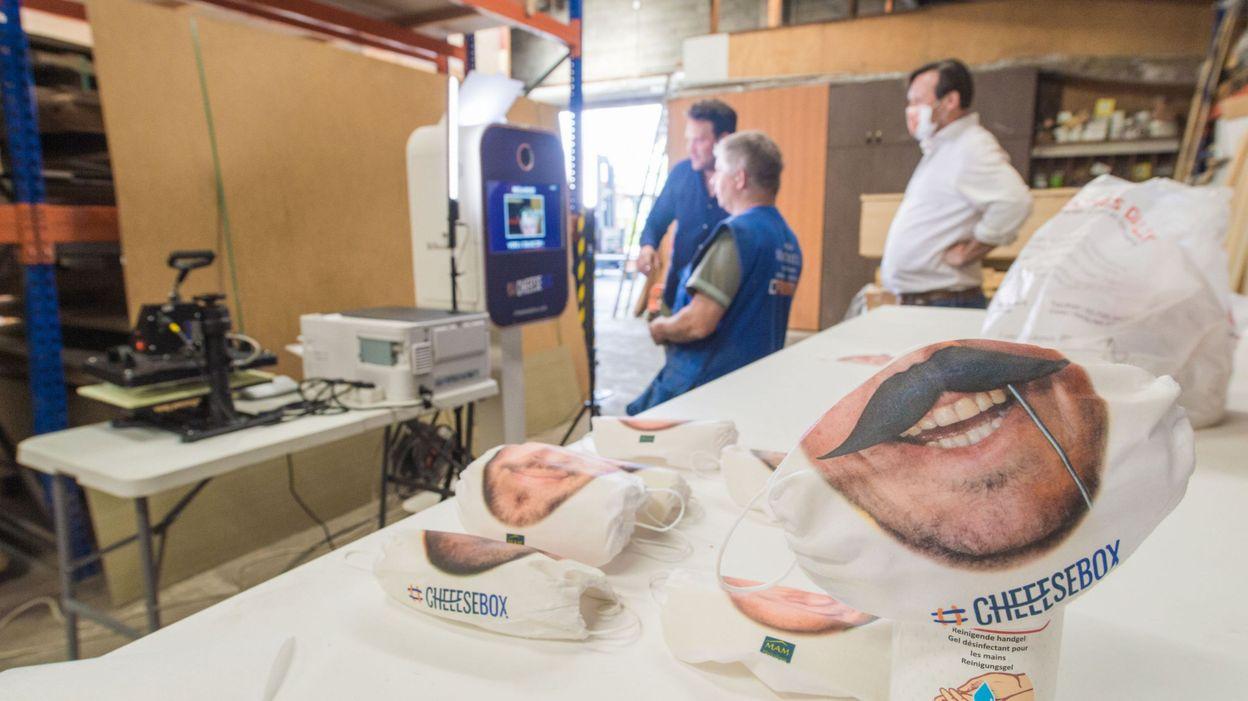 Digital Photo Booth Operators Pivot; Convert To Putting Lower Faces On Masks