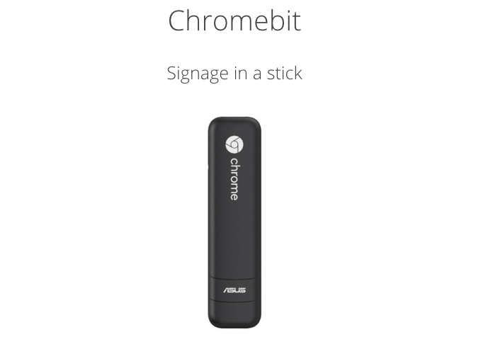 Google Says ChromeOS Here To Stay; Chromebit Called Signage In A Stick