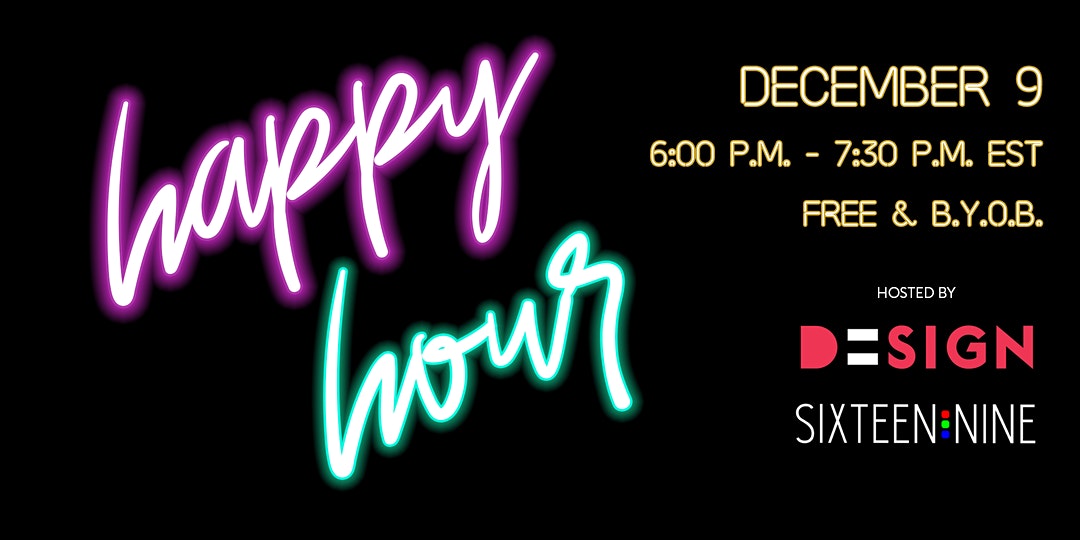 Registration For Next Week’s D=SIGN Happy Hour Mixer Now Live