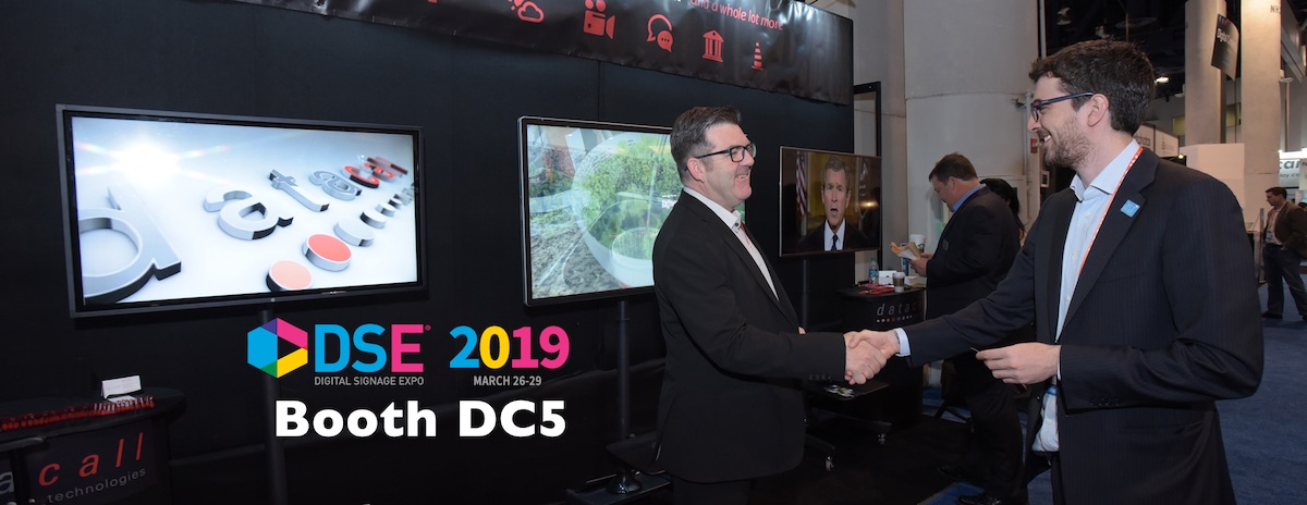 DSE 2019 Booth Preview: Data Call Helps Keep Eyeballs On Digital Signage Displays
