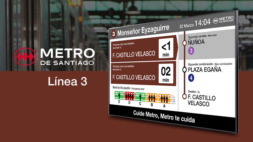 Santiago’s Subway Rolls With Smart Stations, Data-Driven Screens