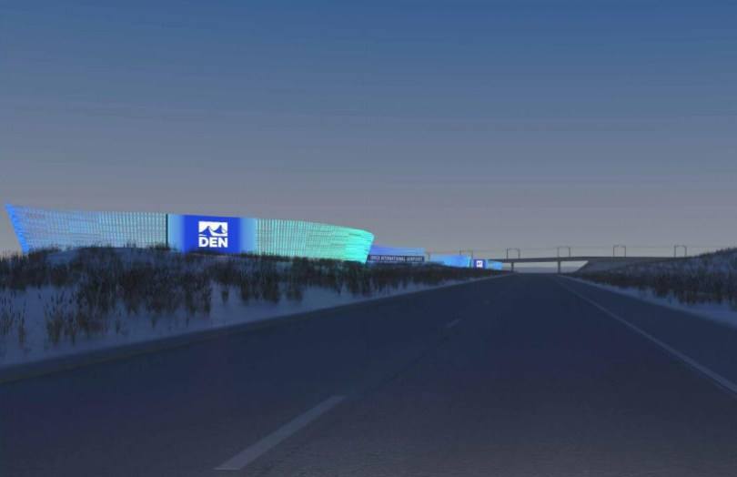 Denver’s Airport Turns On 1,000-Foot Hybrid LED Light And Digital OOH Display Feature
