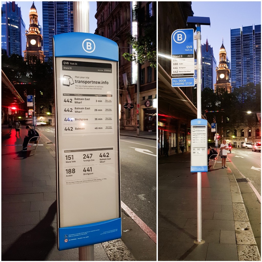 Sydney, Australia Debuts Solar-Powered E-Paper Transit Signs