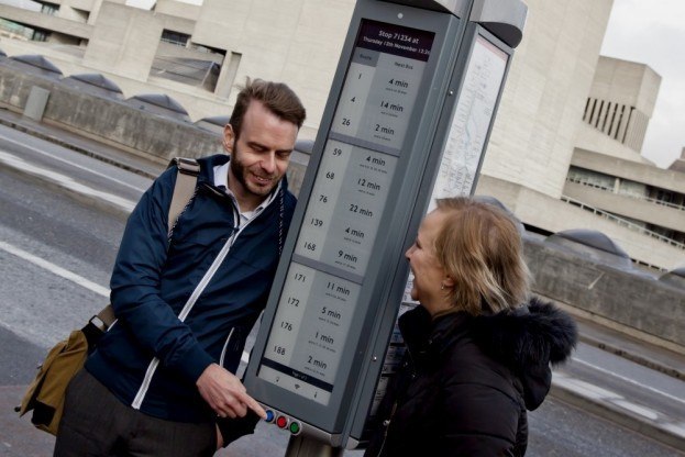 London’s Transport Authority Testing Interactive E Ink Bus Stop Schedules