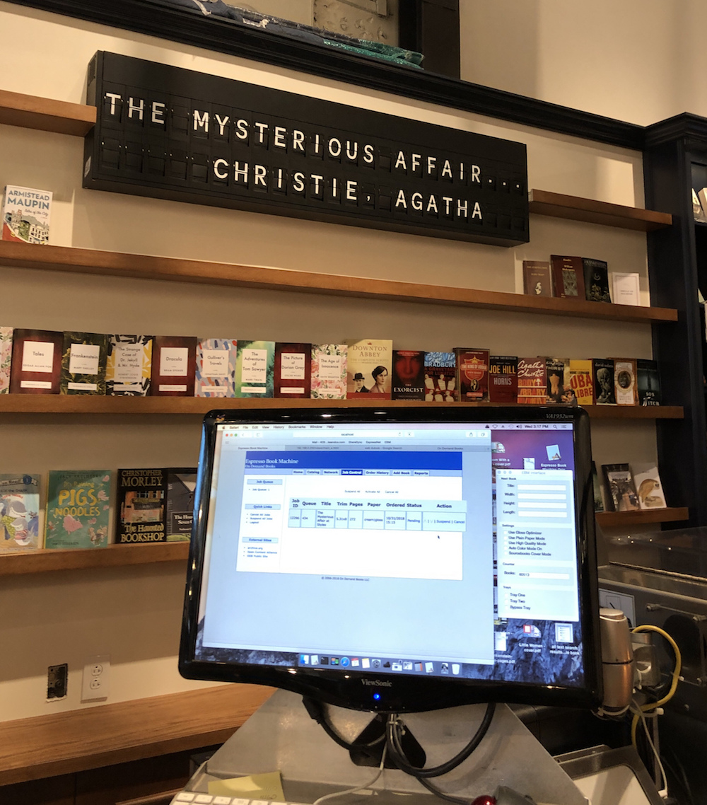Philly Book Shop Uses Split-Flap Display To Promote Instant-Print Machine