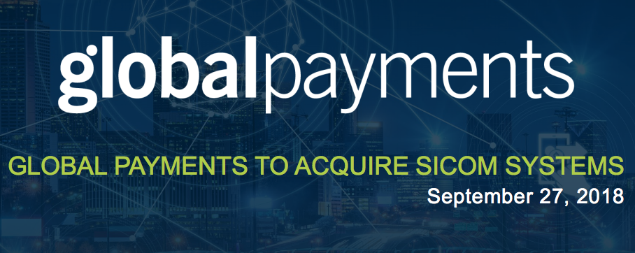 SICOM Acquired By Global Payments In $415M Cash Deal