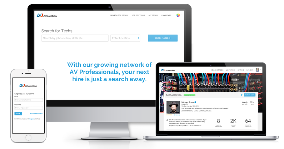 Freelance AV Tech Marketplace AV Junction Tops 1,000 Members