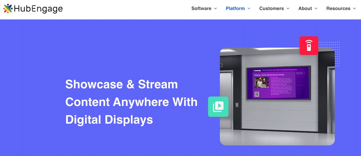 Employee Experience Platform HubEngage Adds Digital Signage Capabilities