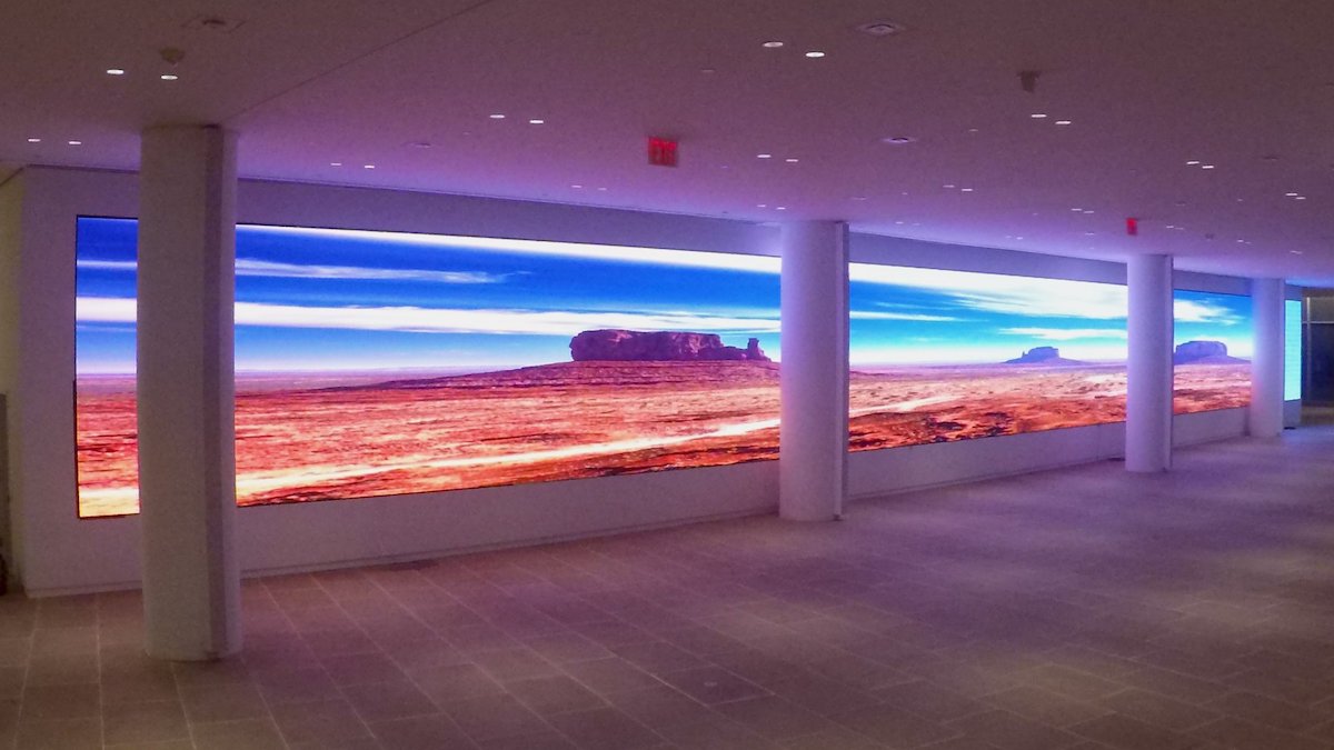 IAC Refreshes Giant NYC HQ Lobby Video Wall, Using 1.4mm LED