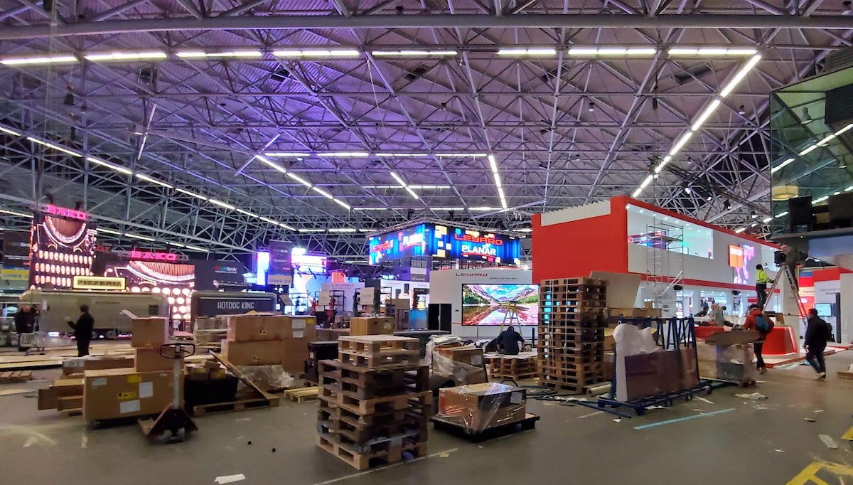 ISE 2020 Is Underway – Set-Up Day Impressions