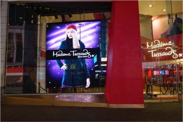Projects: Madame Tussauds Uses Giant LED Wall To Hoover In Times Square Tourists