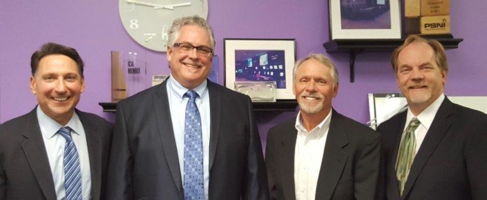 Diversified Continues Integrator Acquisition Binge - L to R: Fred D’Alessandro, Scott McMullan, Bob Dungan, Kevin Collins