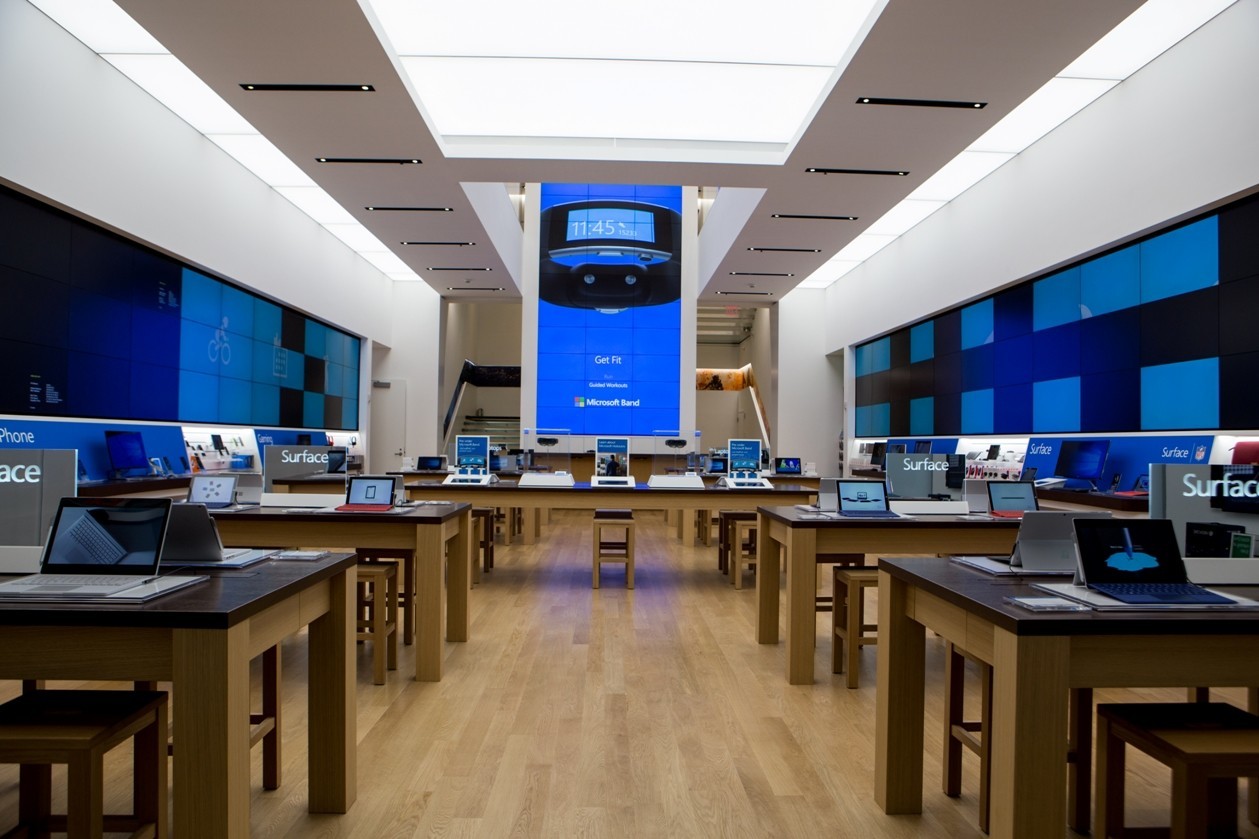 Projects: Microsoft Opens Massive Flagship Store in NYC
