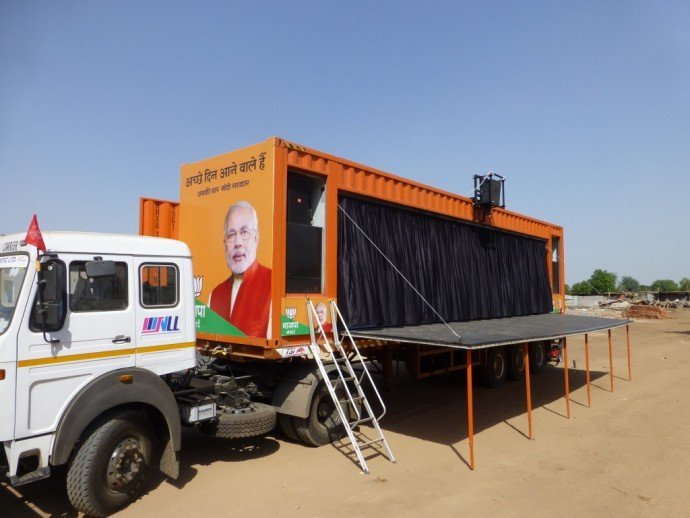 Holograms Help Winning Candidate Campaign Across India, From A Studio