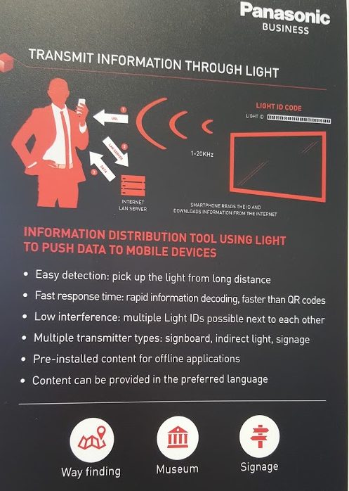 ComQi Integrates Panasonic’s Light ID Smartphone Tech